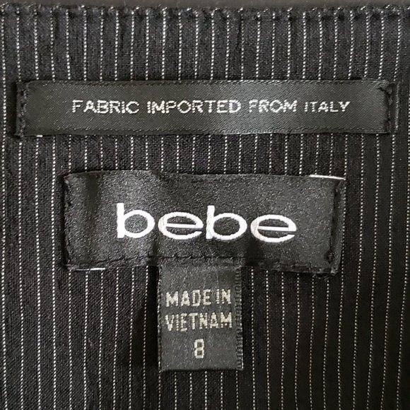 Bebe Mini Black & White Stripes Short (Size 8) - Picture 7 of 10